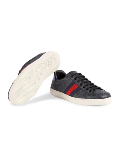 Shop Gucci Ace Gg Supreme Sneaker In Black