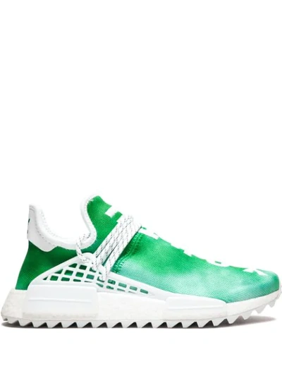 Shop Adidas Originals X Pharrell Williams Hu Holi Nmd Mc 'youth' Sneakers In Green