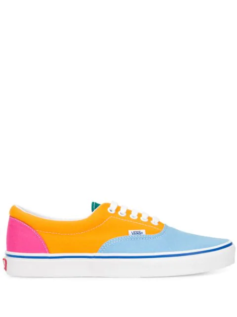 vans era color block sneakers in multi