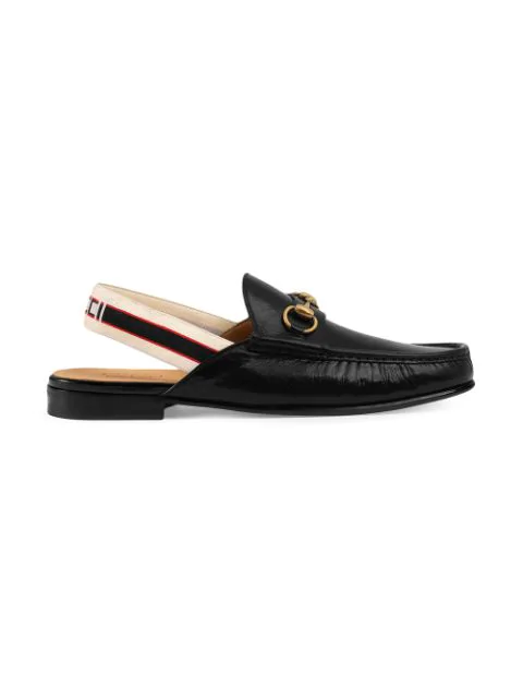 gucci open back loafer