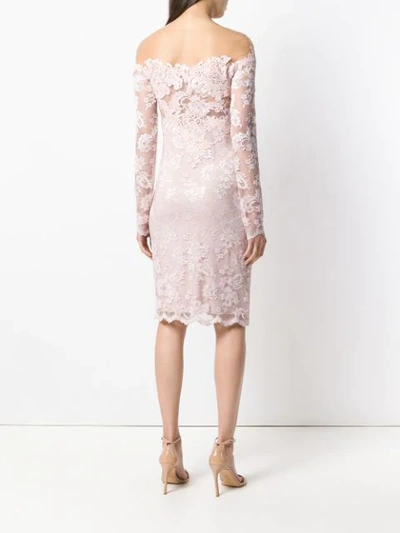 OLVI´S LACE-EMBROIDERED FITTED DRESS - 粉色