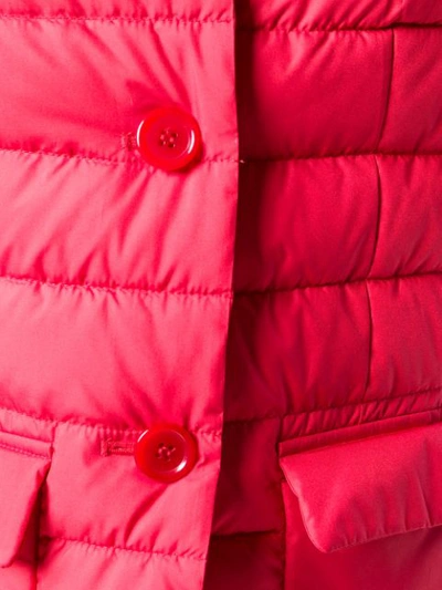 Shop Aspesi Padded Jacket - Red