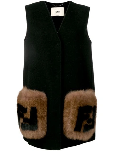 Shop Fendi Fur In Black