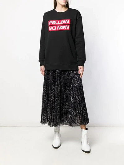 Shop Red Valentino Follow Me Now Jumper In Black