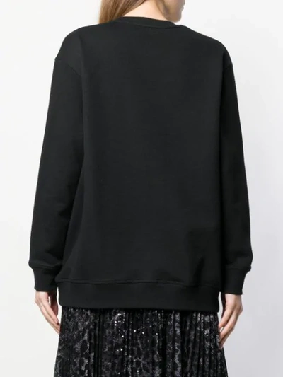 Shop Red Valentino Follow Me Now Jumper In Black
