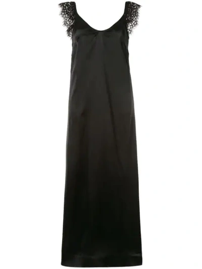 Shop Macgraw Opium Slip Dress In Black