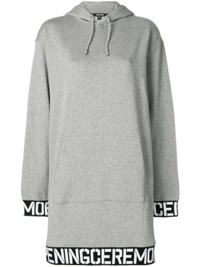 Shop Opening Ceremony Oversized Hoodie Dress - Grey