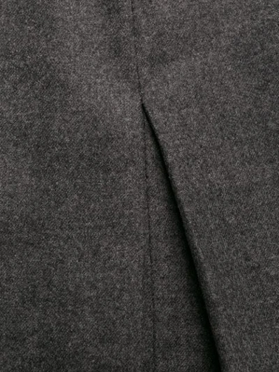 Shop Brunello Cucinelli Belted Mini Skirt In Grey