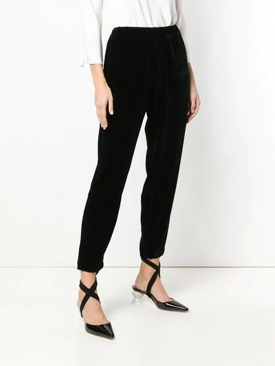 Shop Marcha Deva Slim-fit Trousers In Black