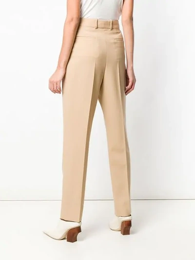 Shop Givenchy Straight Trousers In Neutrals