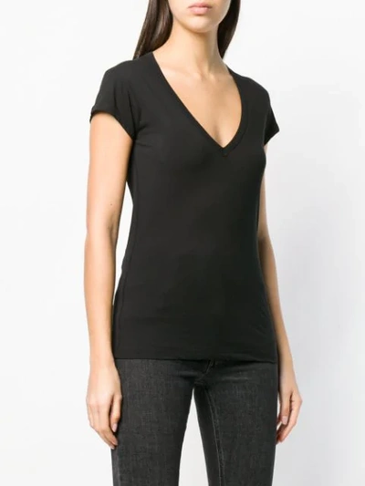 Shop Tom Ford Basic V-neck T-shirt In Black