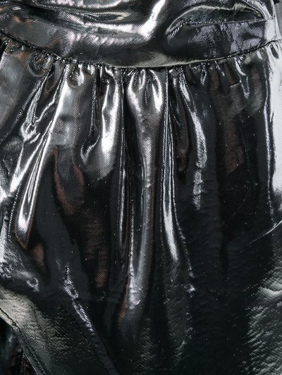 Shop Isabel Marant High Waist Draped Skirt In Silver