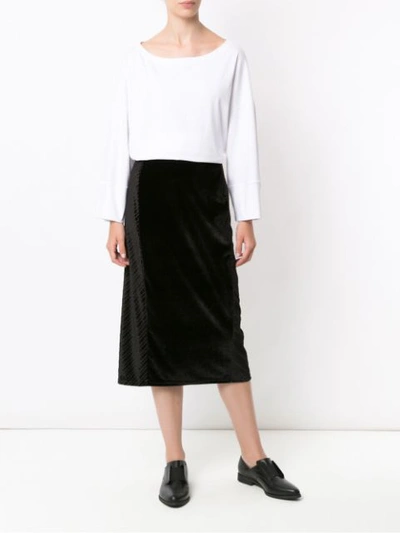 Shop Alcaçuz Cintia Skirt In Black
