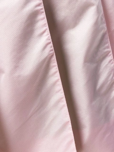 Shop Thom Browne Pink Mesh Pleated Skirt