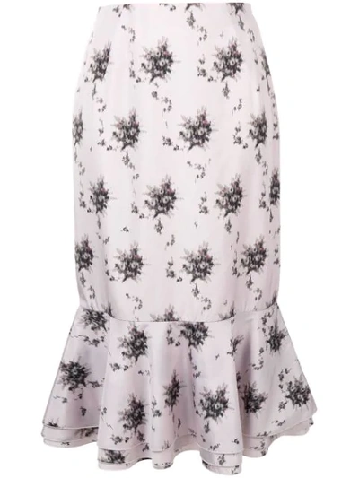 Shop Brock Collection Peplum Hem Skirt In 680 Light Pastel
