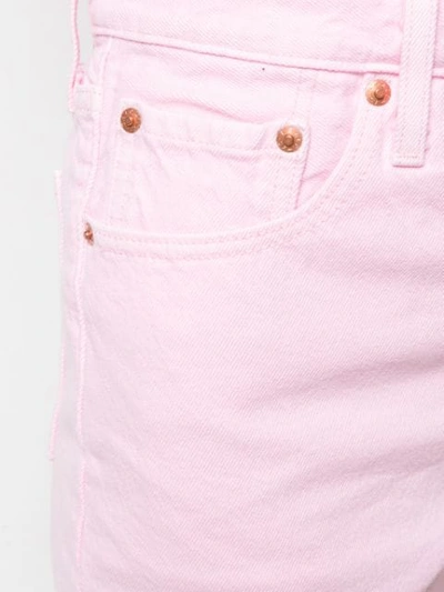 Shop Levi's Denim Shorts In Pink
