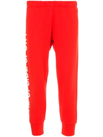 Shop The Upside Cropped Sweatpants In Red