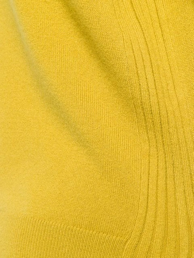 Shop Joseph V-neck Knit Jumper In Yellow