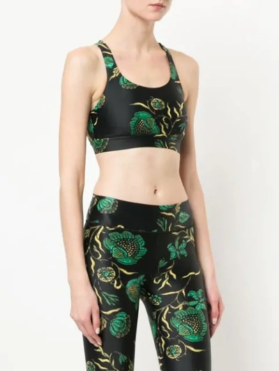 printed sports bra