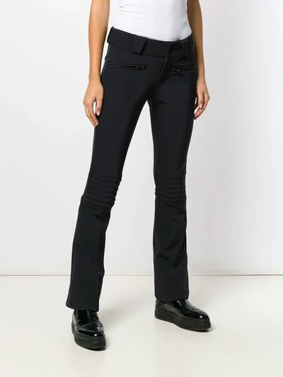 Perfect Moment Aurora Flared Stretch-shell Ski Trousers In Black