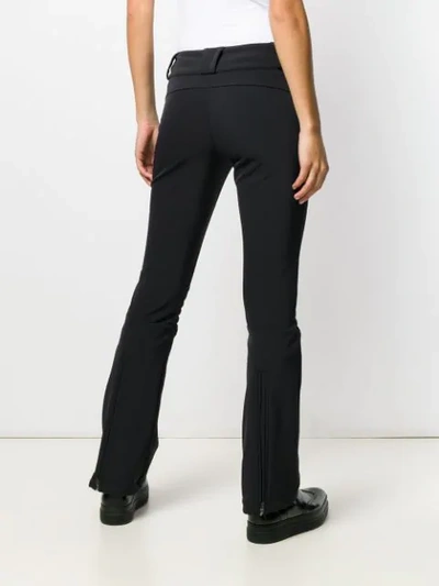 Perfect Moment Aurora Flared Stretch-shell Ski Trousers In Black