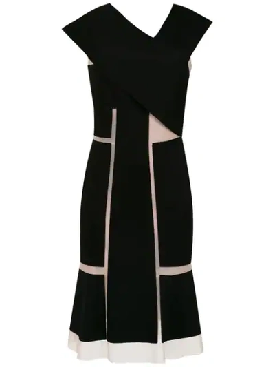 Shop Gloria Coelho Mid Dress - Black