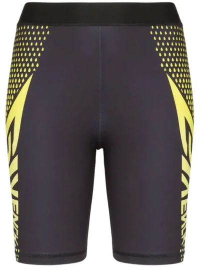 Shop Givenchy Logo-print Cycling Shorts In Black