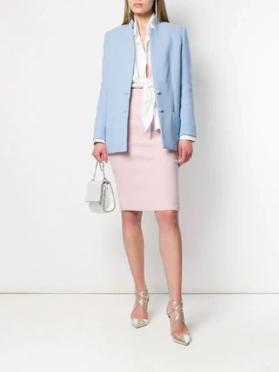 Shop Styland Structured Fit Blazer In Blue