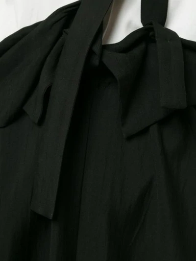 Shop Y's One Suspender Midi Skirt - Black