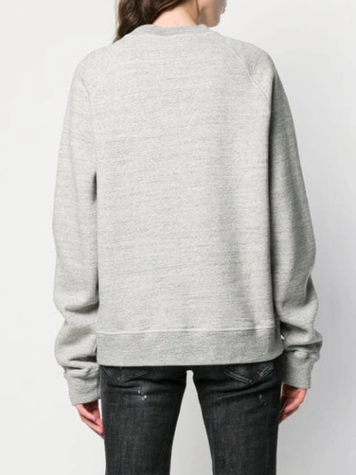 Dsquared2 Logo Print Sweatshirt In Grey