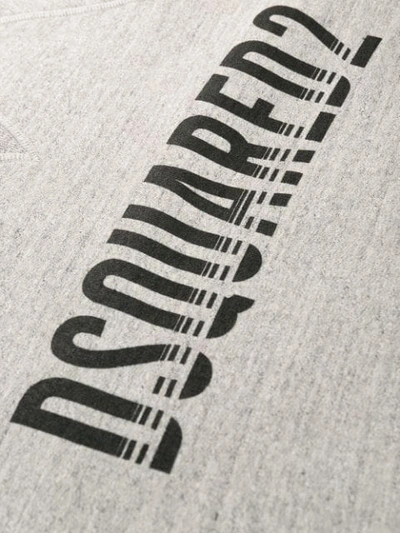 Dsquared2 Logo Print Sweatshirt In Grey