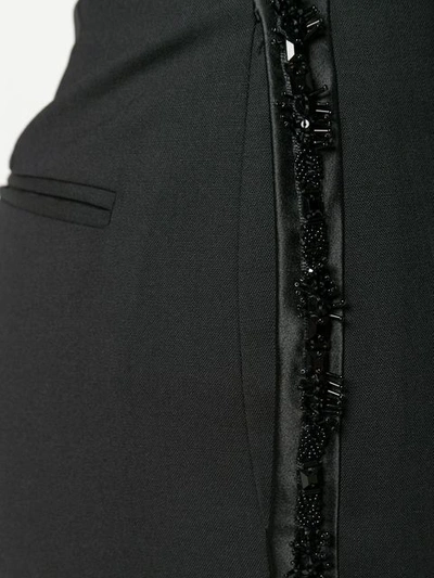 DSQUARED2 珠饰刺绣西装套装 - 黑色