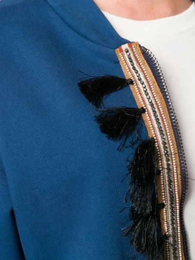Shop Alessandra Chamonix Welespe Bonber Jacket In Blue