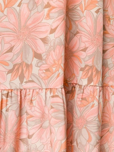 Shop Stella Mccartney Floral Print Skirt In Neutrals