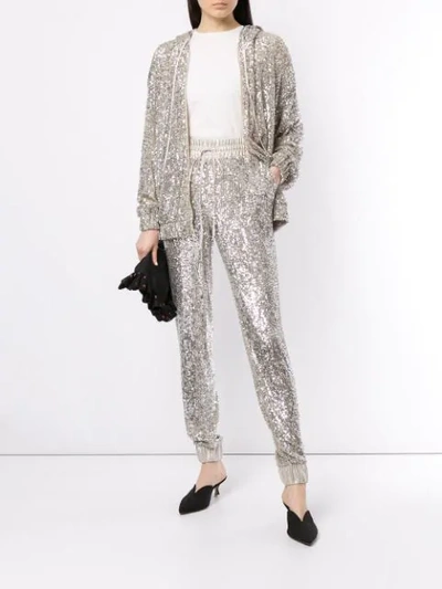Shop In The Mood For Love Bardot Trousers - Silver