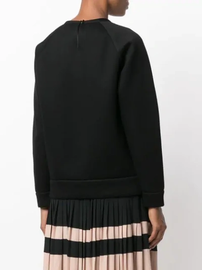 Shop N°21 Sequined Sweatshirt In Black