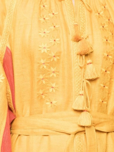 Shop Vita Kin Embroidered Midi Dress In Musri