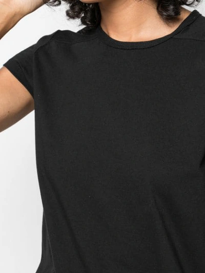 Shop Rick Owens T-shirt Mit Langem Schnitt In Black