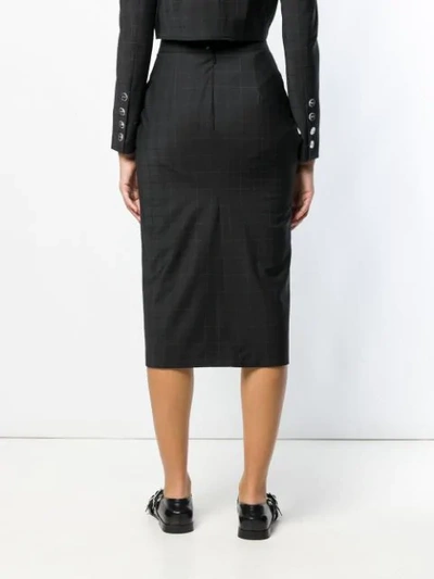 Shop Seen Deconstructed Skirt In Black