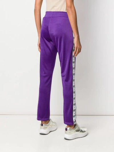 Shop Chiara Ferragni 'logomania' Jogginghose - Lila In Purple