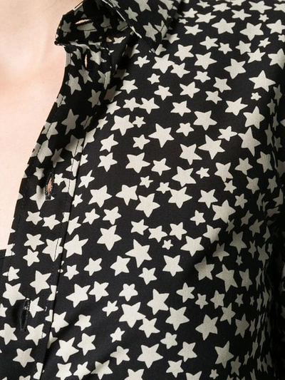 SAINT LAURENT STAR PRINT SHIRT - 黑色