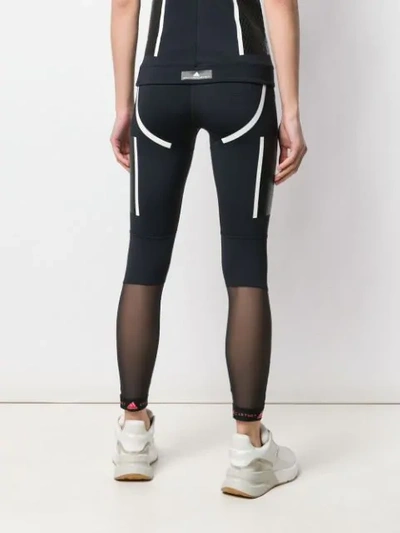Shop Adidas By Stella Mccartney Run Logo Band Leggings In Black