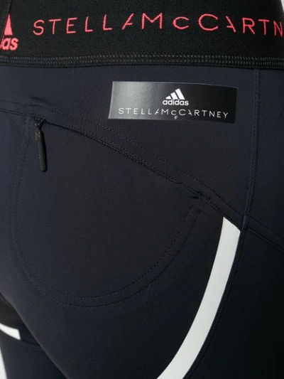 Shop Adidas By Stella Mccartney Run Logo Band Leggings In Black