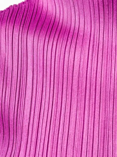 Shop Issey Miyake Pleats Please By  Pleated Blouse - Purple