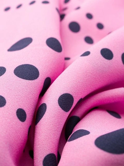 Shop La Doublej Printed Asymmetric Dress In Pink