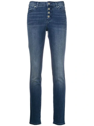 Shop Armani Exchange Skinny Fit Jeans In Blue