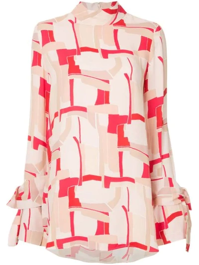 Shop Layeur Longsleeved Blouse In Pink