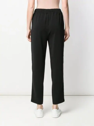 Shop Emporio Armani Loungewear Trousers In Black