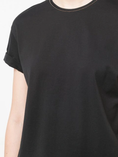 Shop Brunello Cucinelli Round Neck T In Black