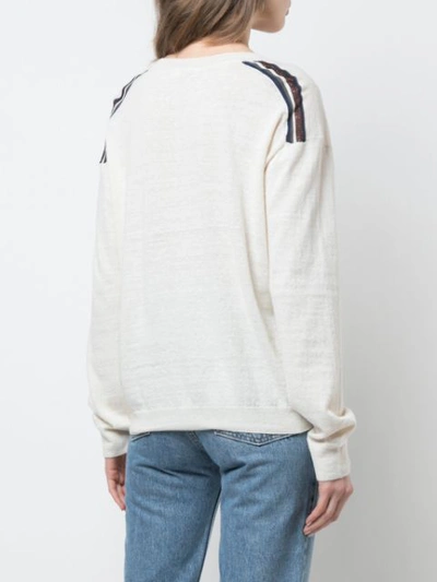 Shop Closed White Knit Sweater